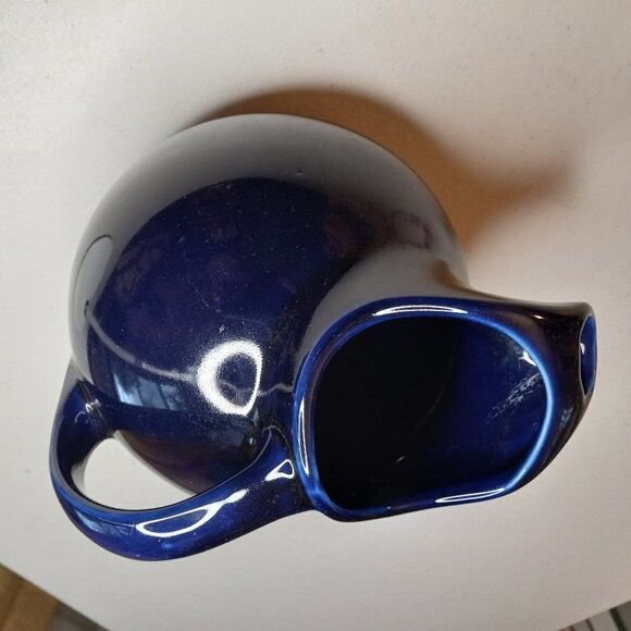 Vintage Hall Cobalt Blue Pitcher - Picture 3 of 5